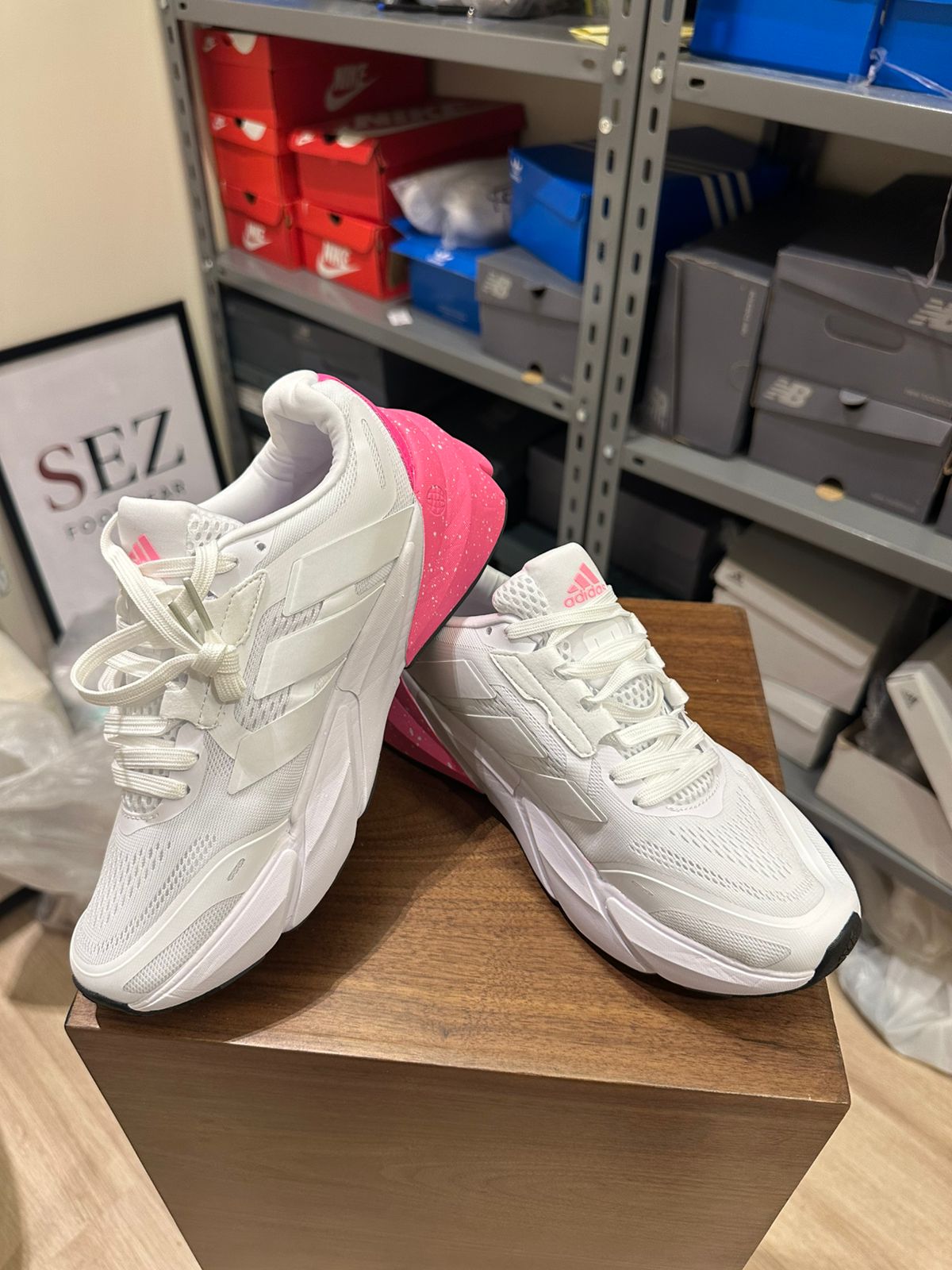 Adidas Adistar all White/ Pink