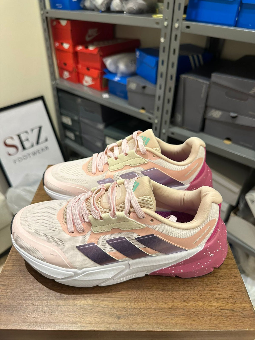 Adidas Adistar all White/ Pink