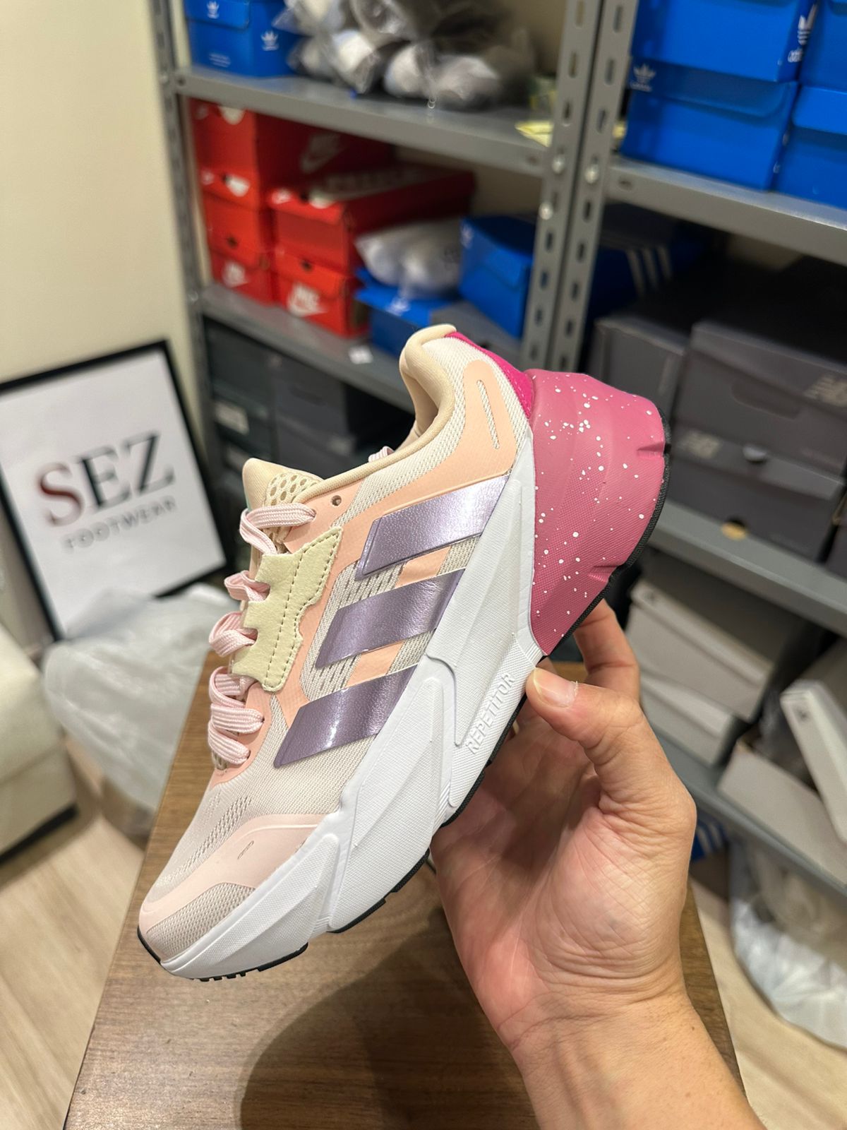 Adidas Adistar all White/ Pink